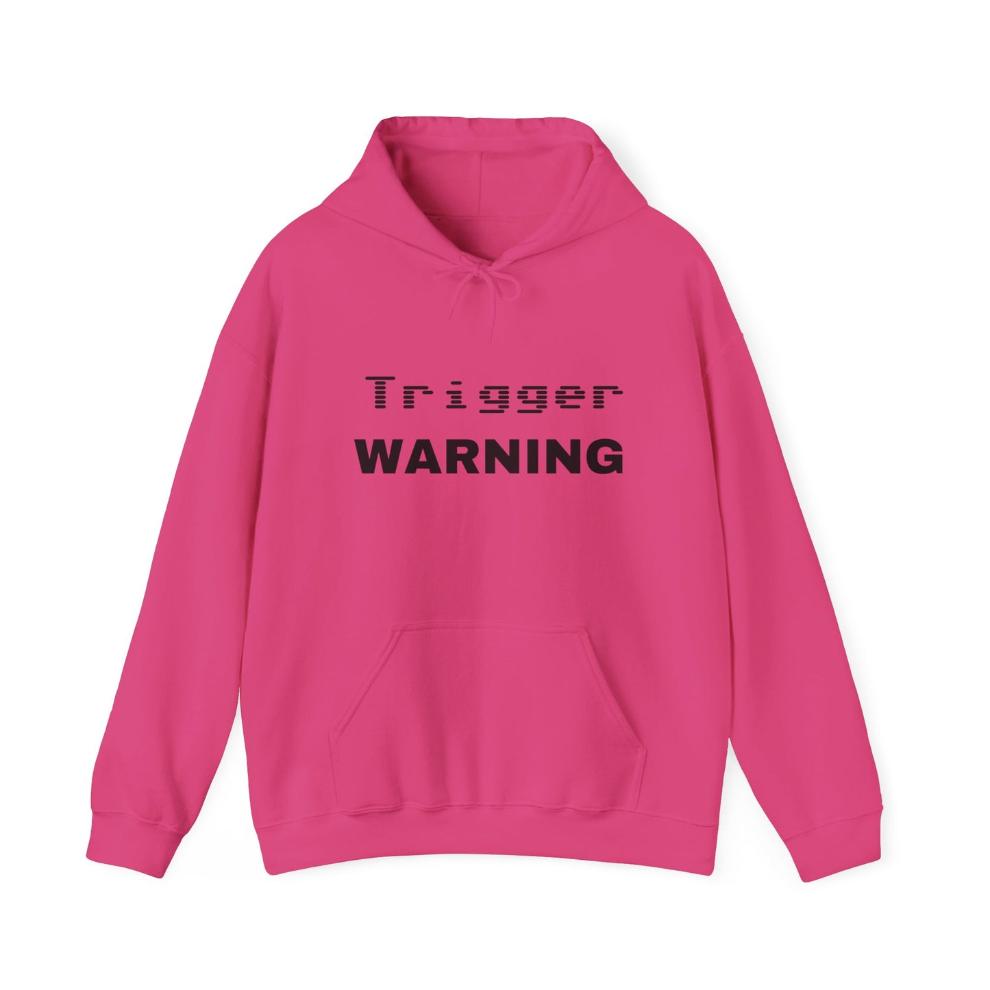 Trigger Warning Hooded Sweatshirt (Light Colors)