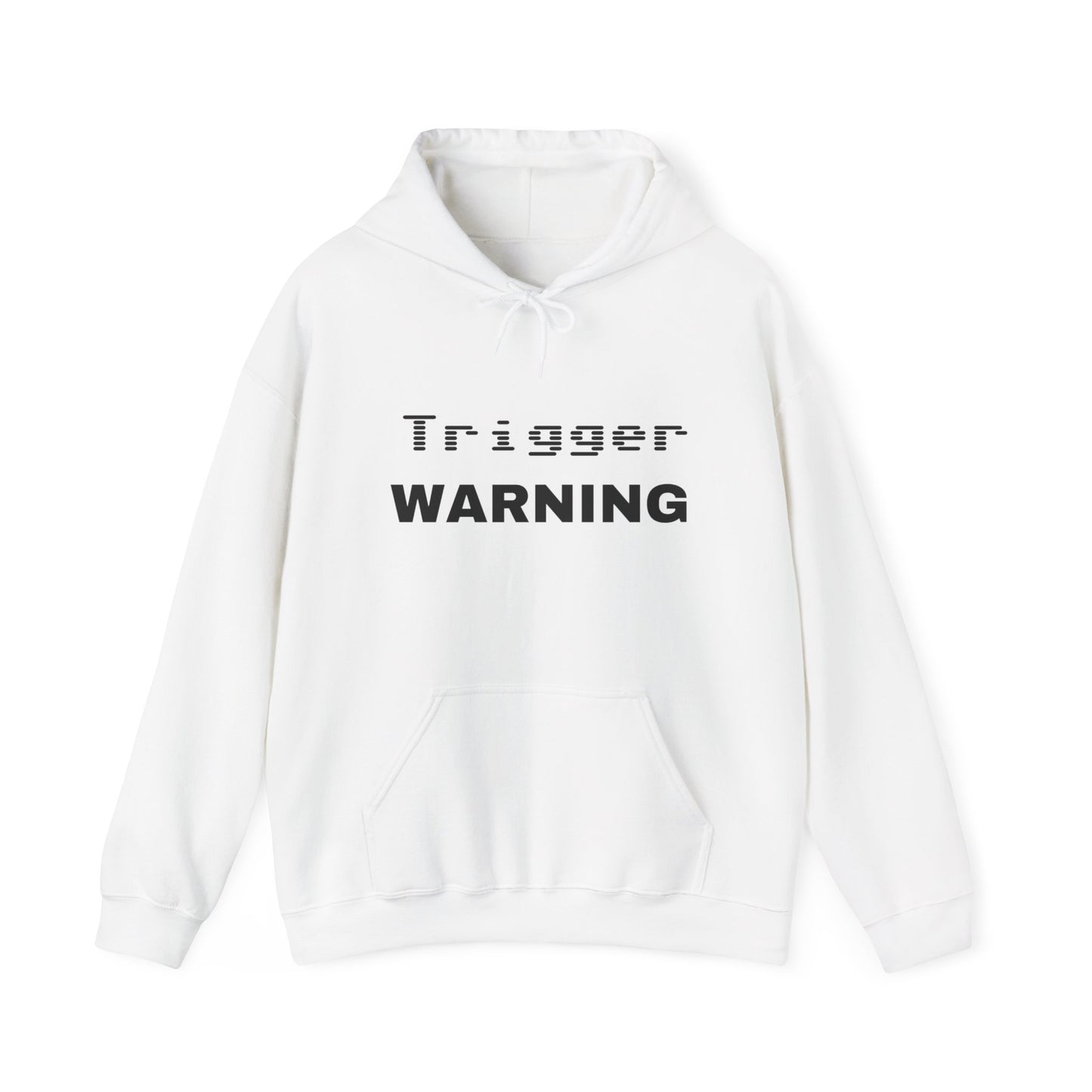 Trigger Warning Hooded Sweatshirt (Light Colors)