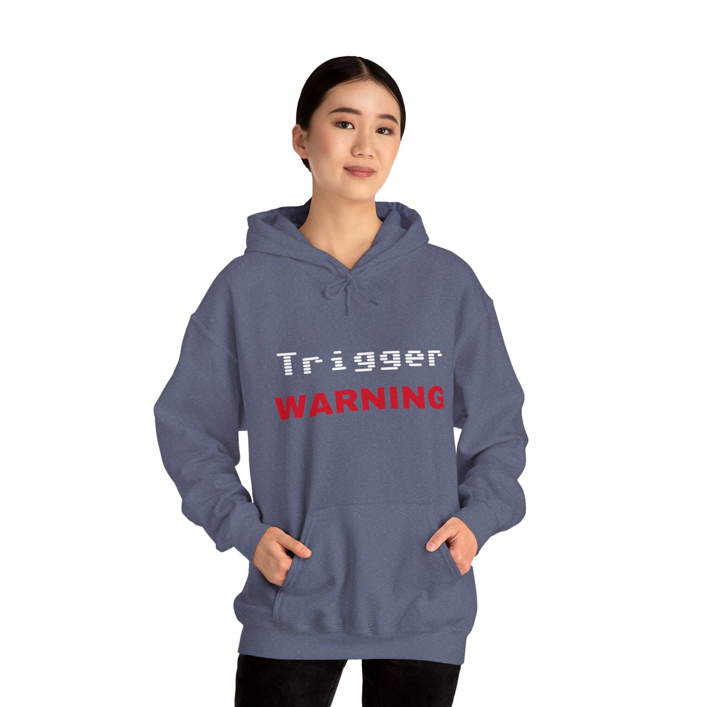 Trigger (Red) Warning Hooded Sweatshirt (Dark Colors)